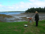 Larry painting @ Salisbury Covet 8-5-8